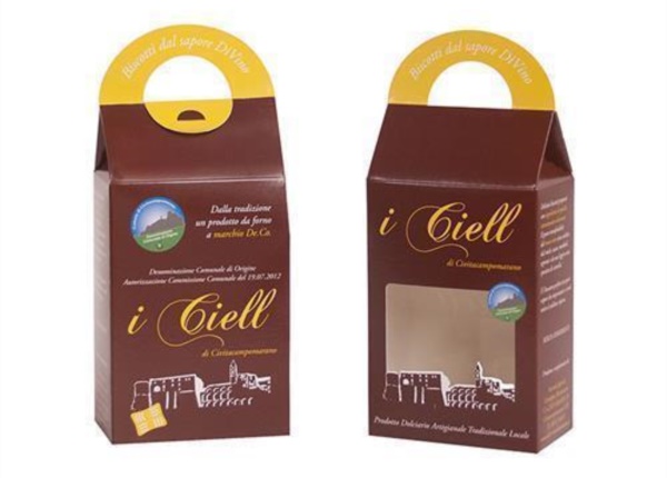 Astucci per biscotti “I Ciell”| Packaging - Espositori - Bag in Box 